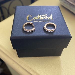 COPY - Catbird Diamond Baguette Hoop (pair)